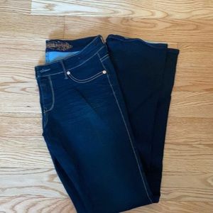Express super soft dark jeans